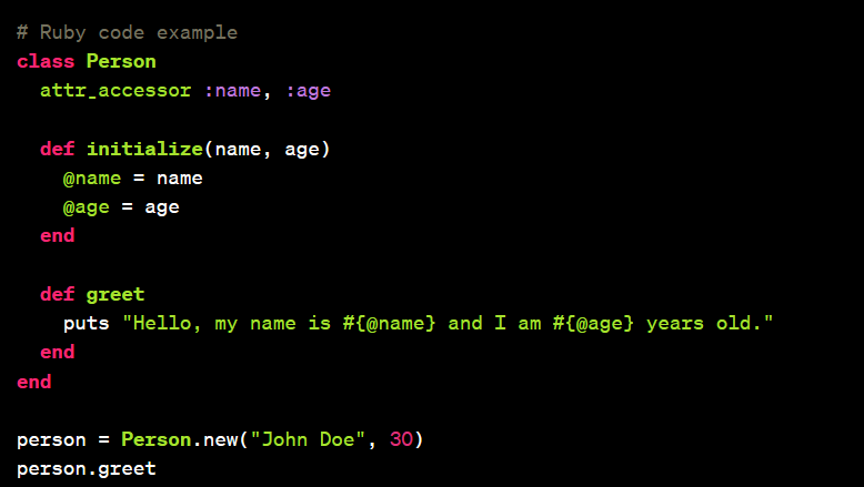 ruby code examples