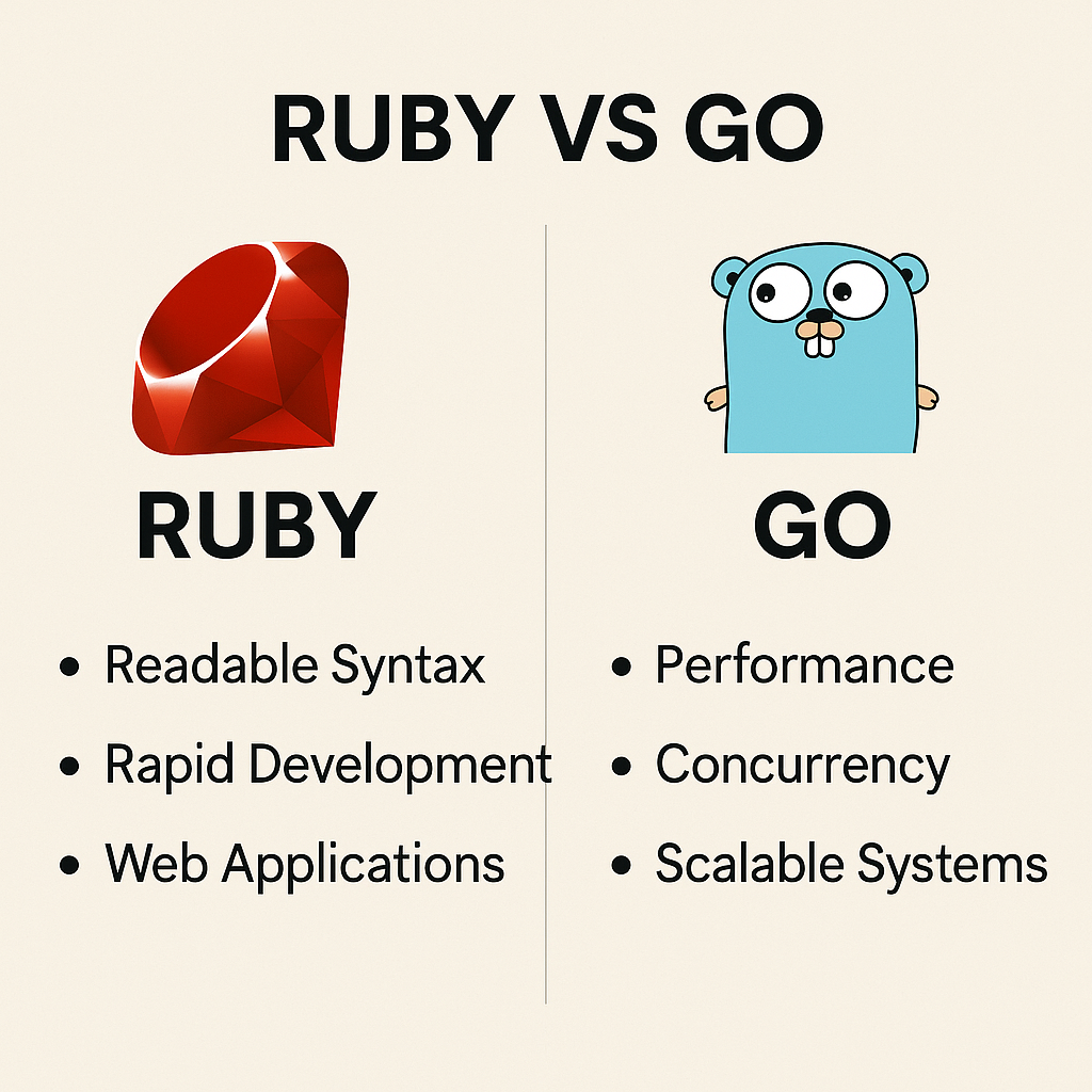 ruby vs go
