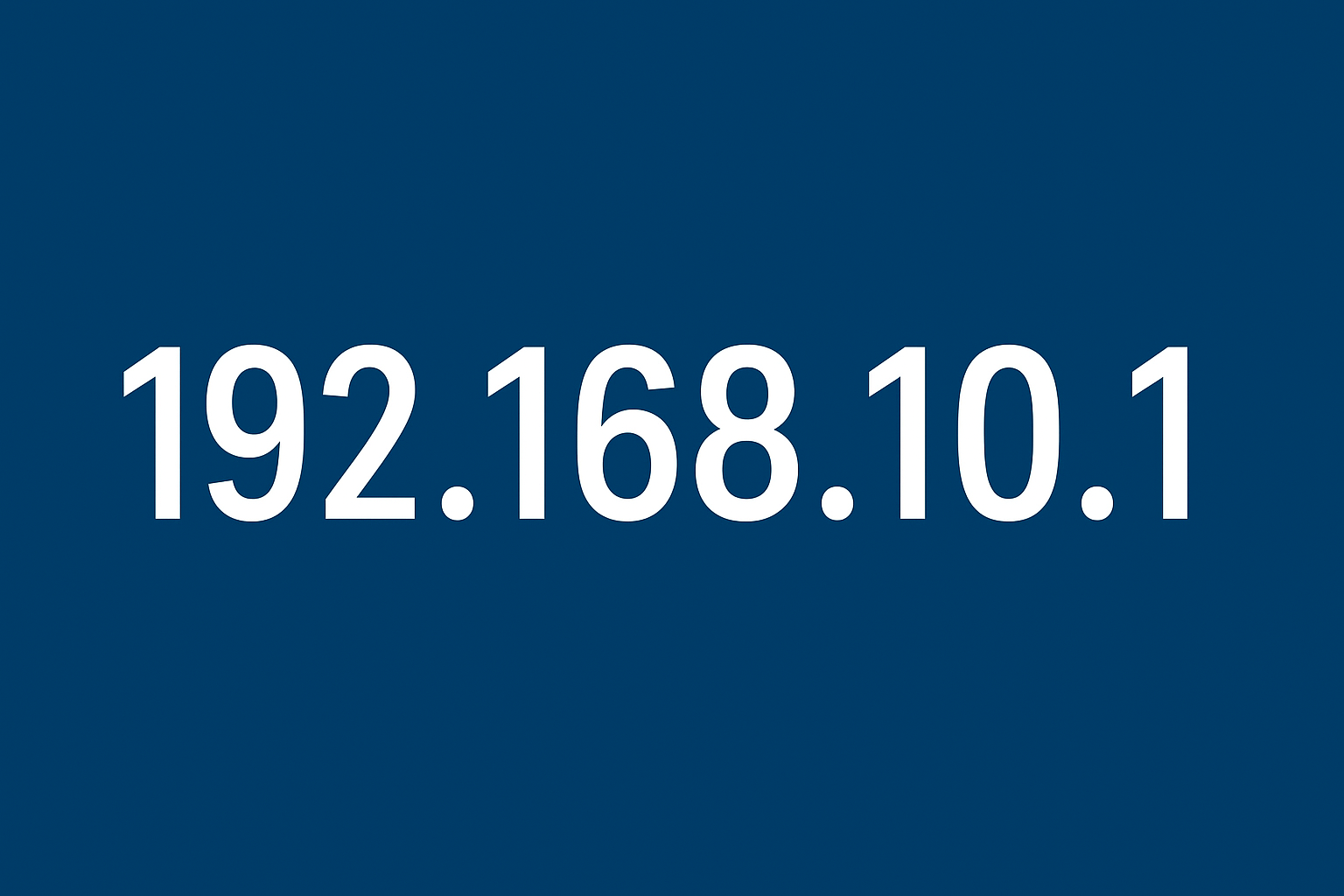 192.168.10.1