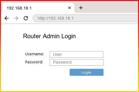 192.168.18.1 Login Admin
