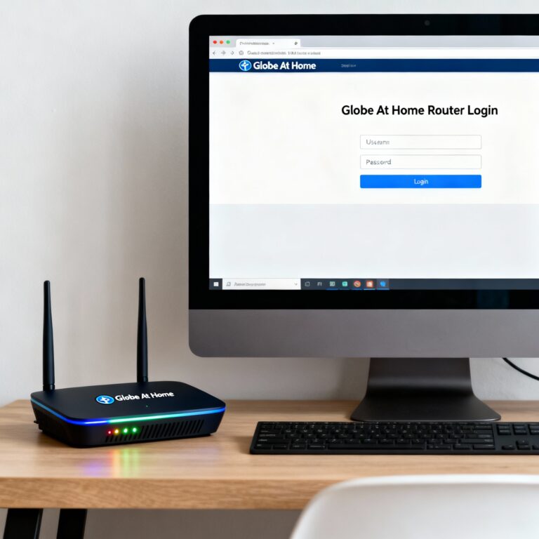 globe at home router login image